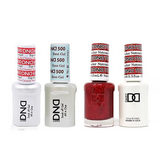 DND - #500#600 Base, Top, Gel & Lacquer Combo - Striking Red - #474