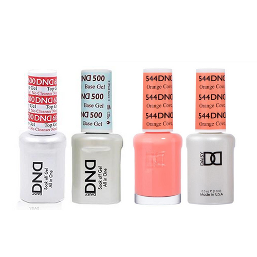 DND - #500#600 Base, Top, Gel & Lacquer Combo - Orange Cove CA - #544