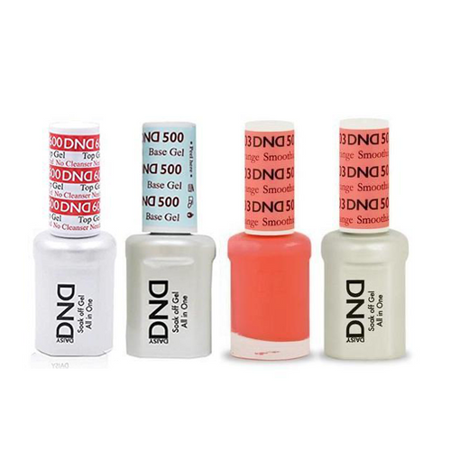 DND - #500#600 Base, Top, Gel & Lacquer Combo - Orange Smoothie - #503