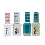 DND - #500#600 Base, Top, Gel & Lacquer Combo - Pine Green - #665