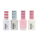DND - #500#600 Base, Top, Gel & Lacquer Combo - Pink Beauty - #593
