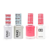 DND - #500#600 Base, Top, Gel & Lacquer Combo - Pink Grapefruit - #718