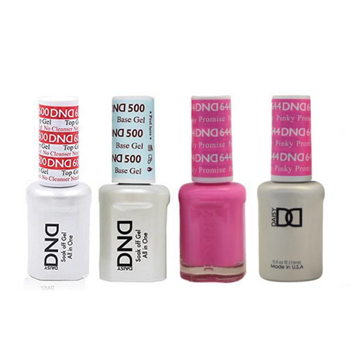 DND - #500#600 Base, Top, Gel & Lacquer Combo - Pinky Promise - #644
