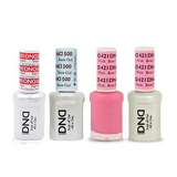 DND - #500#600 Base, Top, Gel & Lacquer Combo - Rose Petal Pink - #421