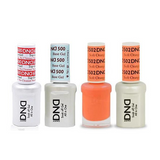 DND - #500#600 Base, Top, Gel & Lacquer Combo - Soft Orange - #502