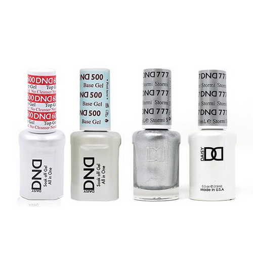 DND - #500#600 Base, Top, Gel & Lacquer Combo - Stormi - #777