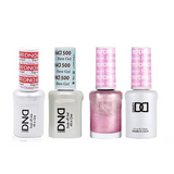 DND - #500#600 Base, Top, Gel & Lacquer Combo - Summer Hot Pink - #414