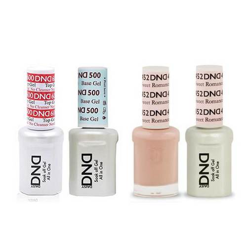 DND - #500#600 Base, Top, Gel & Lacquer Combo - Sweet Romance - #452