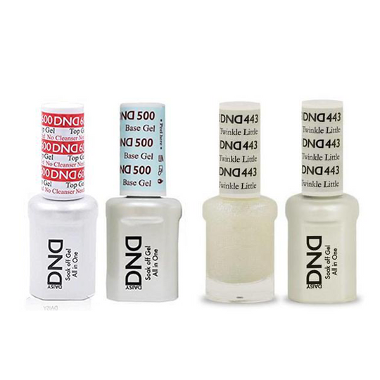 DND - #500#600 Base, Top, Gel & Lacquer Combo - Twinkle Little Star - #443