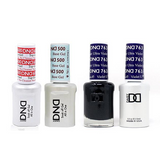 DND - #500#600 Base, Top, Gel & Lacquer Combo - Ultra Violet - #763