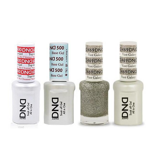 DND - #500#600 Base, Top, Gel & Lacquer Combo - Vast Galaxy - #469