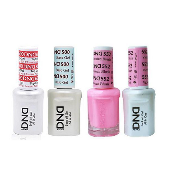 DND - #500#600 Base, Top, Gel & Lacquer Combo - Victorian Blush - #552