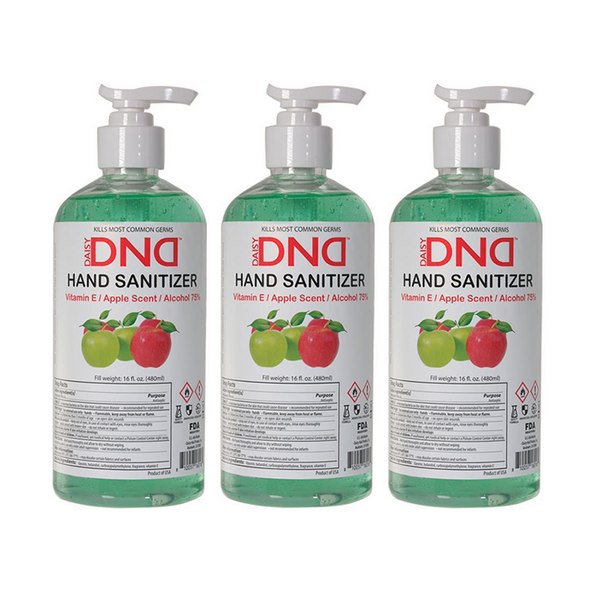 DND - Hand Sanitizer Gel Apple 16 oz 3-Pack
