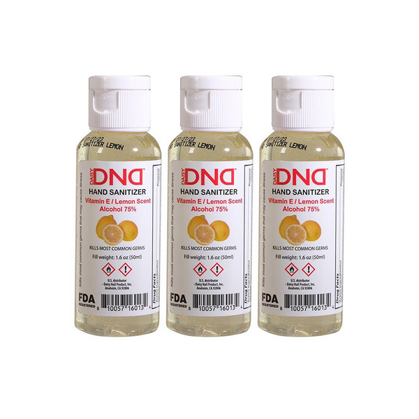DND - Hand Sanitizer Gel Lemon 1.6 oz 3-Pack
