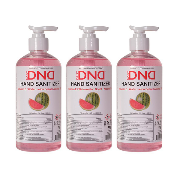 DND - Hand Sanitizer Gel Watermelon 16 oz 3-Pack