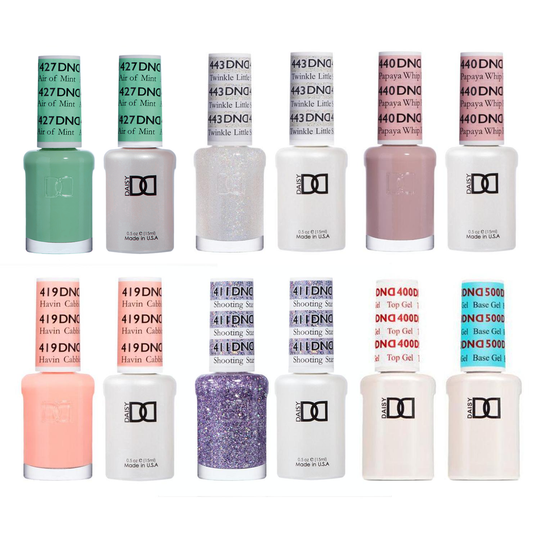 DND - Gel Starter Set - BT400500, 427, 443, 440, 411, 419