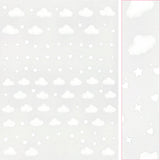 Daily Charme - Kawaii Nail Art Sticker - Dreamy Clouds - White