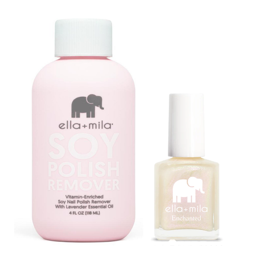 ella+mila - Soy Polish Remover & Everglow - .45oz