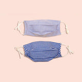 Everly - Non-Medical Grade Mask Blue Grid