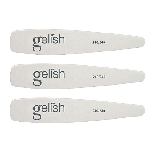 Harmony Gelish - 240/240 Thin Wooden File - (3 pc)