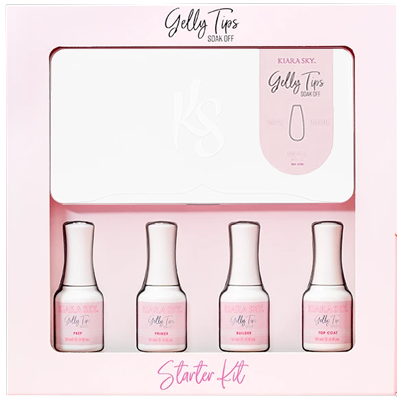Kiara Sky - Gelly Tips Starter Kit - Coffin Medium