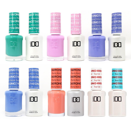 DND - Gel Starter Set - BT400500, 736, 739, 728, 609, 740