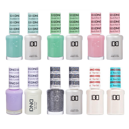 DND - Gel Starter Set - BT400500, 531, 532, 555, 542, 547