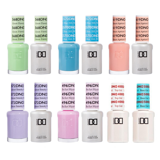 DND - Gel Starter Set - BT400500, 568, 570, 572, 496, 619