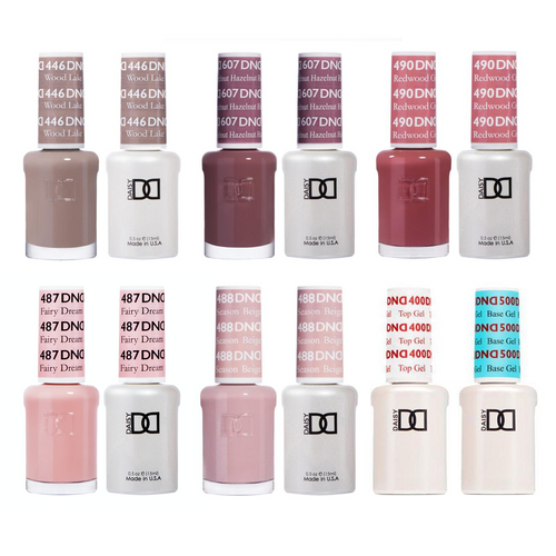 DND - Gel Starter Set - BT400500, 490, 488, 487, 446, 607