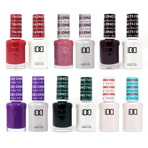 DND - Gel Starter Set - BT400500, 756, 747, 751, 581, 511