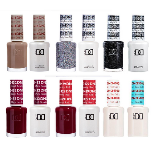 DND - Gel Starter Set - BT400500, 429, 604, 432, 527, 626