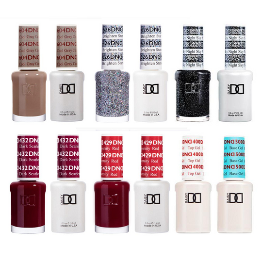 DND - Gel Starter Set - BT400500, 429, 604, 432, 527, 626