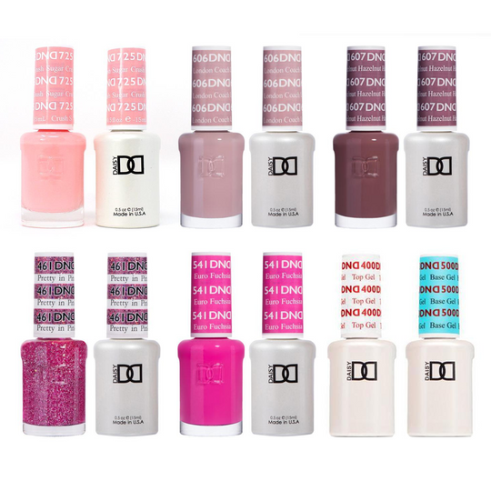 DND - Gel Starter Set - BT400500, 725, 606, 461, 541, 607