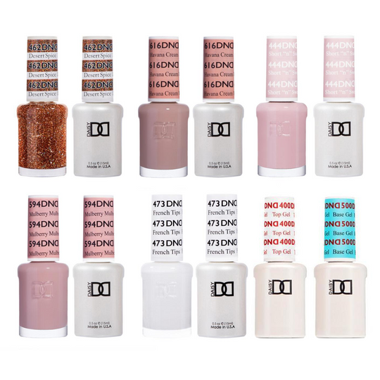 DND - Gel Starter Set - BT400500, 473, 594, 616, 462, 444