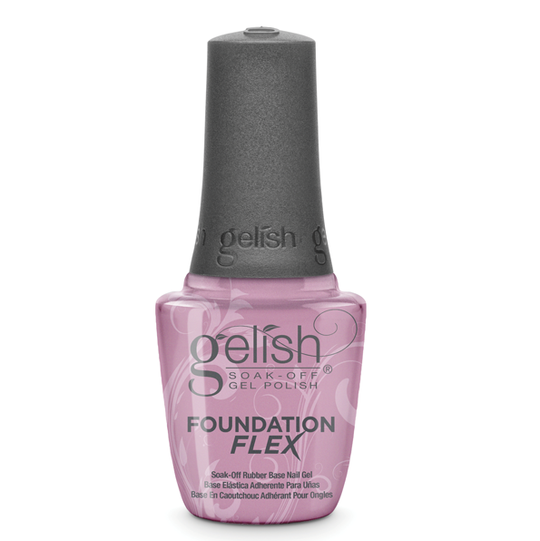 Gelish - Foundation Flex Soak-Off Rubber Base Nail Gel - Light Pink (0.5 oz)