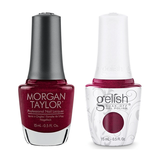 Gelish & Morgan Taylor Combo - A Tale Of Two Nails