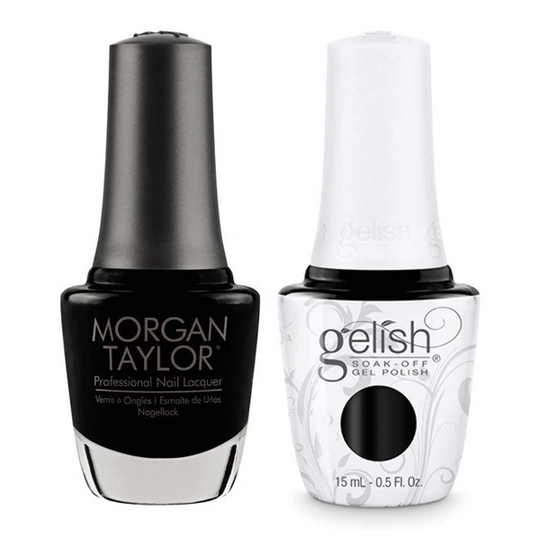 Gelish & Morgan Taylor Combo - Black Shadow