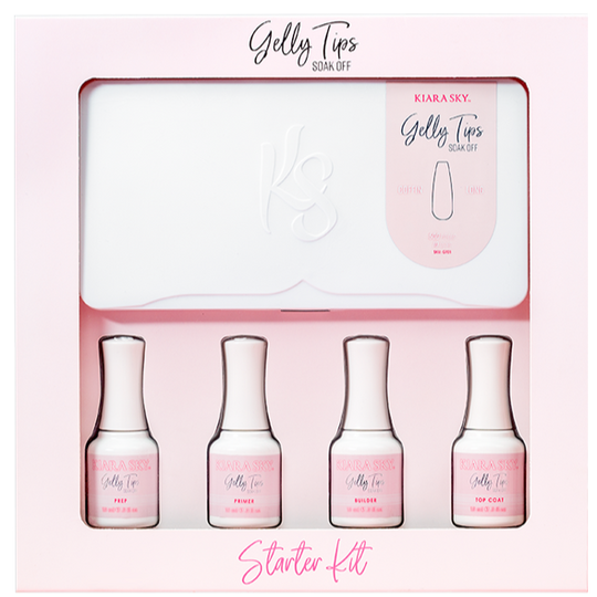 Kiara Sky - Gelly Tips Starter Kit - Almond Medium
