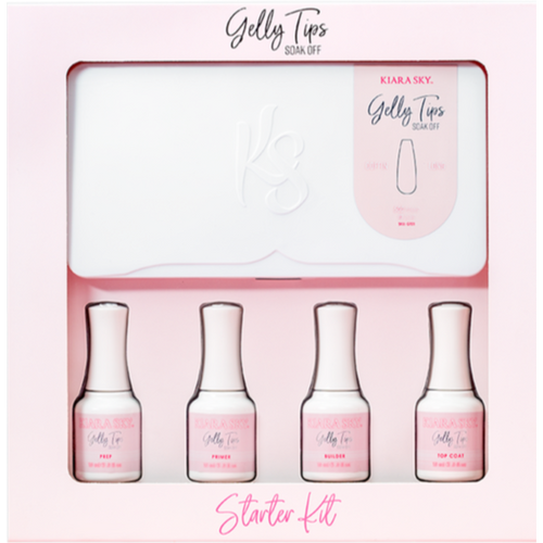 Kiara Sky - Gelly Tips Starter Kit - Coffin Long