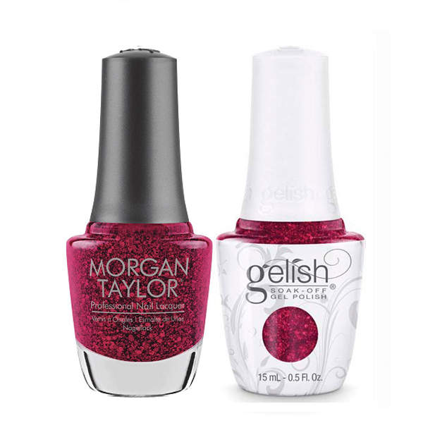 Gelish & Morgan Taylor Combo - All Tied Up… With A Bow