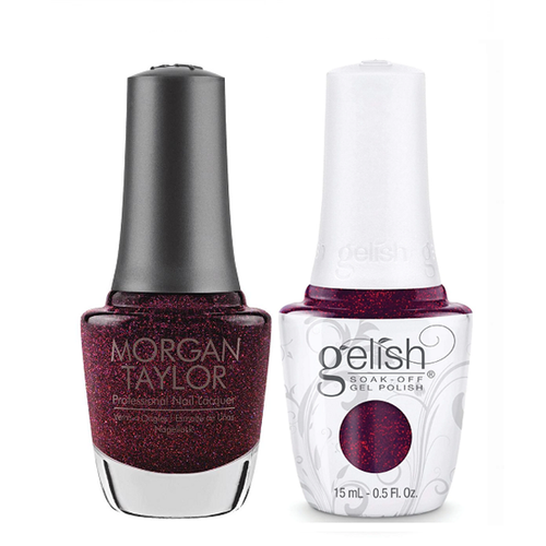 Gelish & Morgan Taylor Combo - Berry Merry Holidays