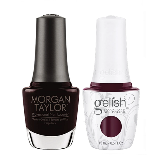 Gelish & Morgan Taylor Combo - Black Cherry Berry