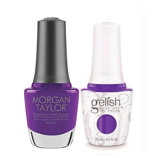 Gelish & Morgan Taylor Combo - You Glare, I Glow