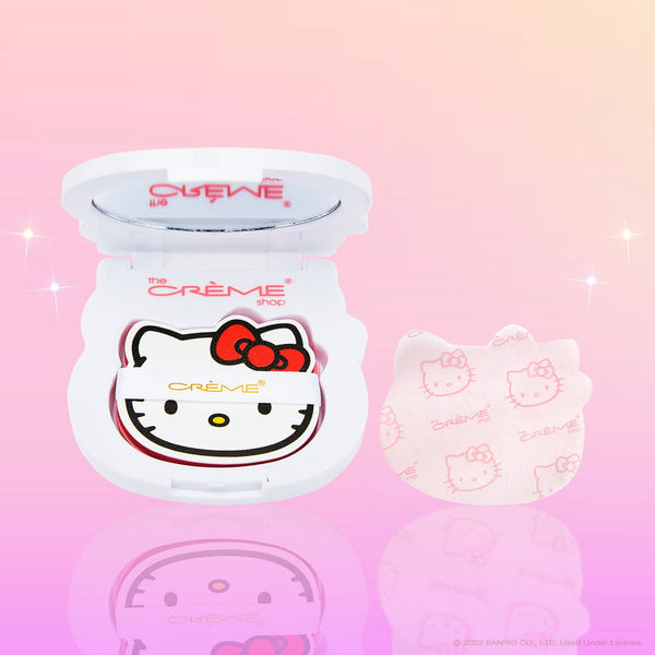 The Creme Shop X Hello Kitty - Mattifying Blotting Paper + Reusable Mirror Compact - Limited Edition