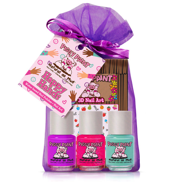 Piggy Paint Nail Polish Set - Happy Hands Gift Set 