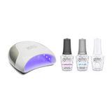 Harmony Gelish Splash Of Color (The Little Mermaid) Combo - Collection Gel Kit & 18G Light Plus with Comfort Cure