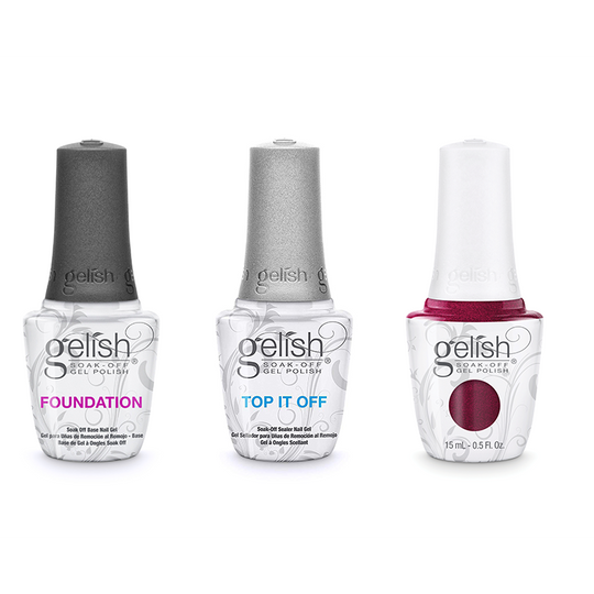 Gelish Combo - Base, Top & A Tale Of Two Nails