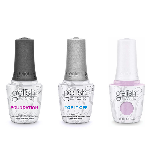 Gelish Combo - Base, Top & All The Queen's Bing