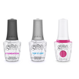 Harmony Gelish Combo - Base, Top & Amour Color Please