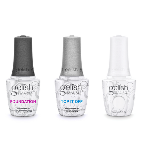 Harmony Gelish Combo - Base, Top & Artic Freeze